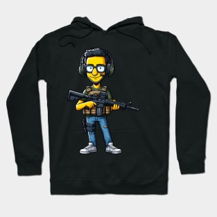 Tactical Yellow People Hoodie